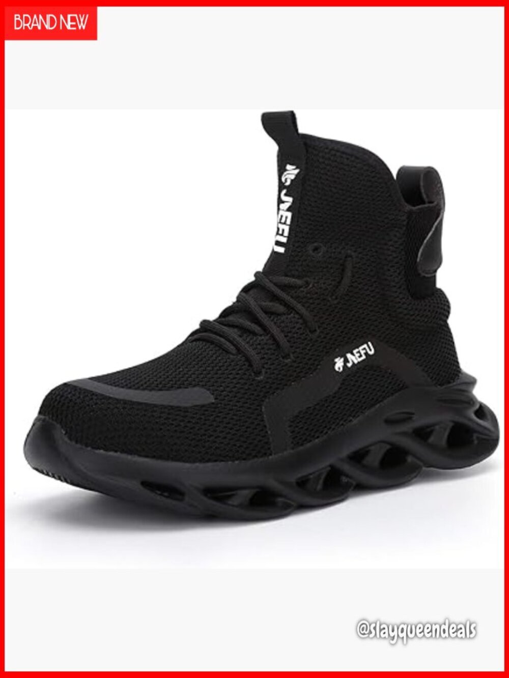 Steel Toe Work Boots Lightweight Breathable Pull On Safety Construction